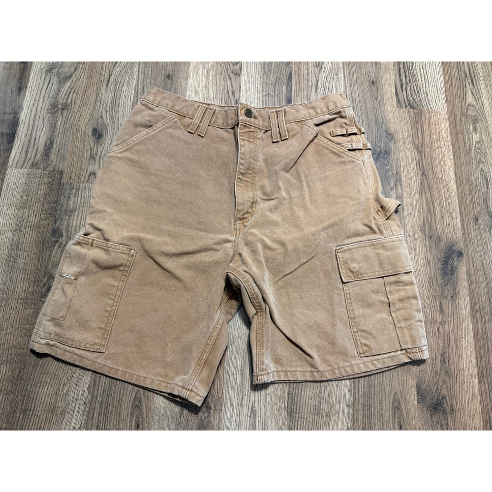 Carhartt Shorts Mens Size 30 Brown Cargo Carpenter Workwear Utility